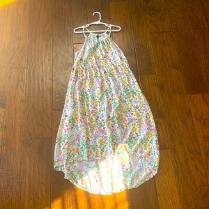 Old Navy floral high-low maxi dress, size large (10-12)